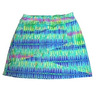 Tzu Tzu Skort Womens Small Multicolor Y2K Tennis Golf Athletic Skort made in USA